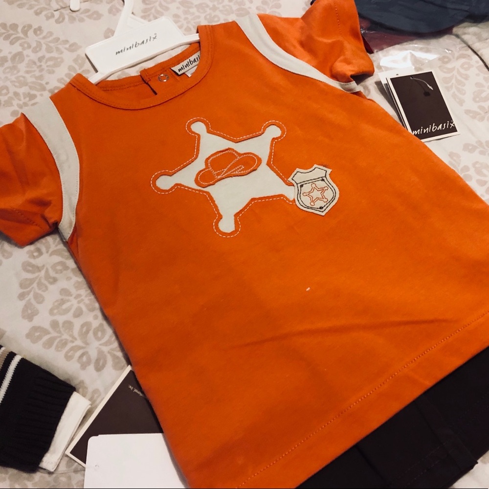 Minibasix Boy’s Designer Sheriff Outfit 24 Months